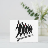 Groomsman (Man) Briefkaart (Staand voorkant)