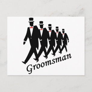 Groomsman (Man) Briefkaart