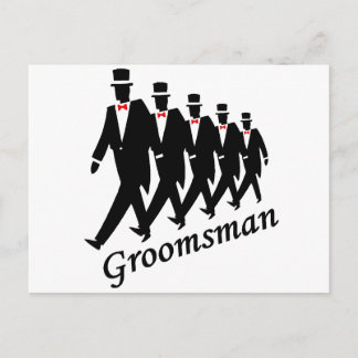 Groomsman (Man) Briefkaart
