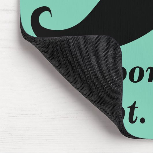 Groomsman Mustache Mousepad Muismat (Hoek)