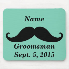 Groomsman Mustache Mousepad Muismat