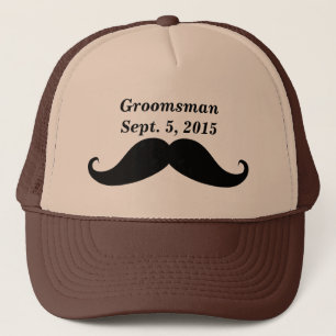 Groomsman Mustache Truckers Pet
