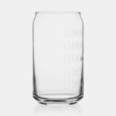 Groomsman Naam toevoegen Blikvorm Glas (Rechts)