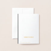 Groomsman of Best Man Uitnodiging Goud (Met envelop)