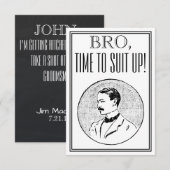 Groomsman of Best Man Voorstel  Uitnodiging (Voorkant / Achterkant)