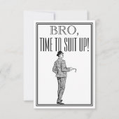 Groomsman of Best Man Voorstel Uitnodiging (Voorkant)