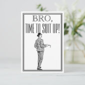 Groomsman of Best Man Voorstel Uitnodiging (Staand voorkant)