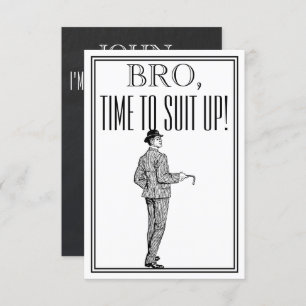 Groomsman of Best Man Voorstel  Uitnodiging