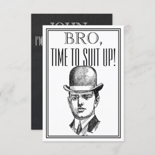 Groomsman of Best Man Voorstel  Uitnodiging