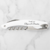 Groomsman Personalized Waiter's Corkschroef Kurkentrekker (Achterkant)