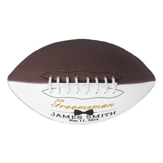 Groomsman Proposal Football (Voorkant)