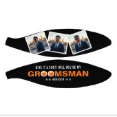 Groomsman Proposal Give it a Shot Photo Collage Basketbal (Panelen)