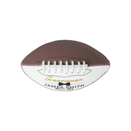 Groomsman Proposal Mini Football (Voorkant)