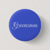 Groomsman Ronde Button 3,2 Cm (Voorkant)