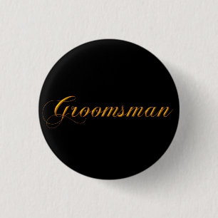 Groomsman Ronde Button 3,2 Cm