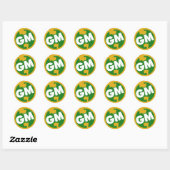 Groomsman Ronde Sticker (Vel)
