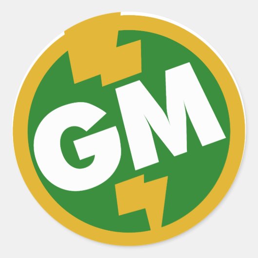 Groomsman Ronde Sticker (Voorkant)