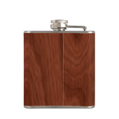 Groomsman Rustic Wedding | houtnerf Heupfles (Achterkant)