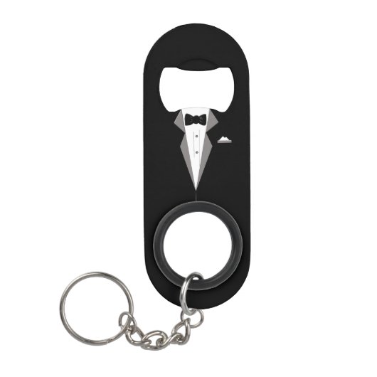 Groomsman smoking flesopener sleutelhanger flessenopener (Voorkant)
