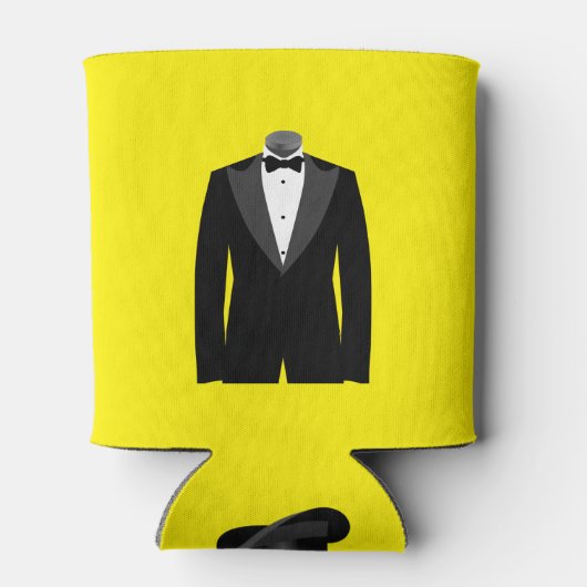 Groomsman snor Pet en pak Koelbox Blikjeskoeler (Achterkant)