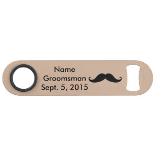 Groomsman snor Pet & pak Speed flesopener Flessenopener