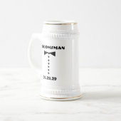 Groomsman Stein - Bierpul (Voorkant links)