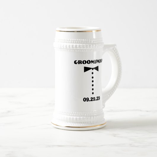 Groomsman Stein - Bierpul (Voorkant rechts)