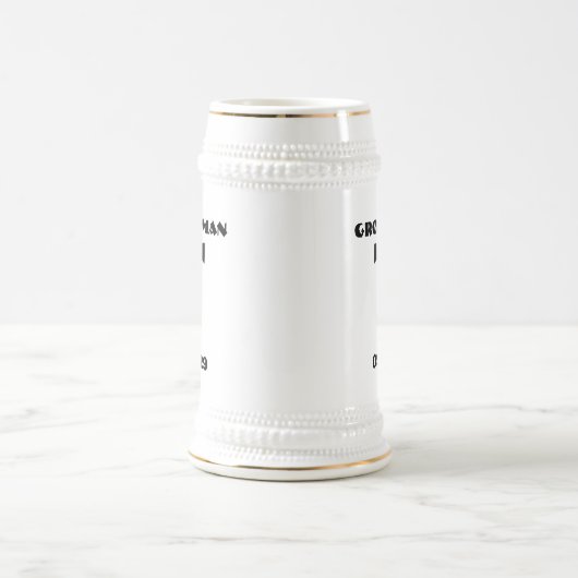 Groomsman Stein - Bierpul (Center)