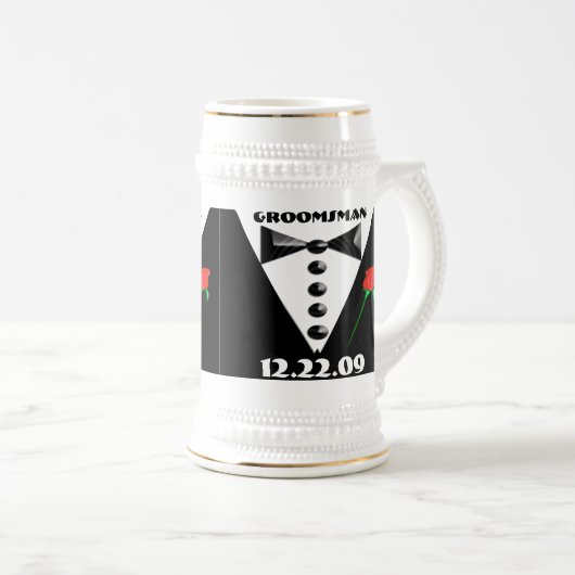 Groomsman Stein - Bierpul (Voorkant rechts)