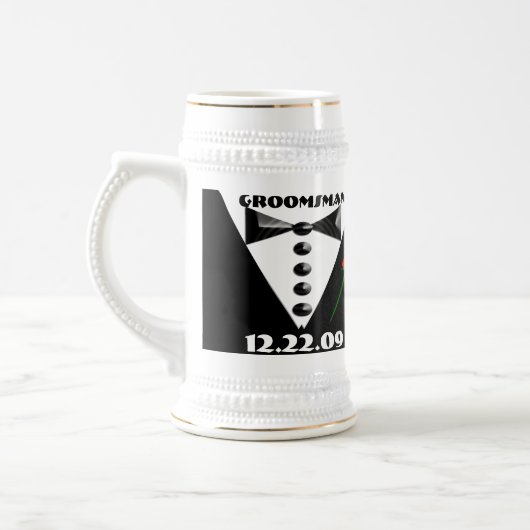 Groomsman Stein - Bierpul (Links)