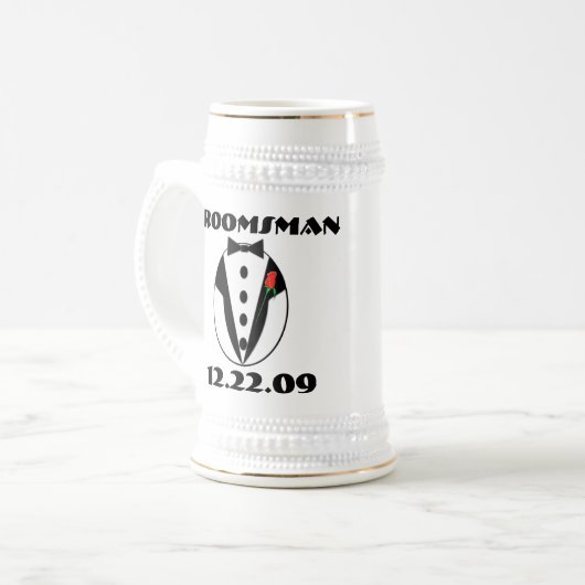 Groomsman Stein - Bierpul (Voorkant links)