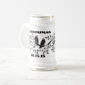 Groomsman Stein - Vogels Bierpul (Voorkant links)