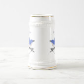 Groomsman Stein Wedding  Bluebird Bierpul (Center)