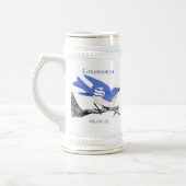 Groomsman Stein Wedding  Bluebird Bierpul (Links)