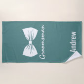 Groomsman Strandlaken (Voorkant)