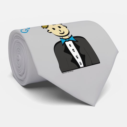 Groomsman Stropdas (Opgerold)