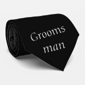 GROOMSMAN - stropdas (Opgerold)