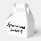"Groomsman" Survival Kit Box Bedankdoosjes (Voorkant Zijde)