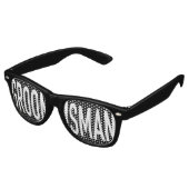 Groomsman Swag Party Shades Retro Zonnebril (Gekanteld)