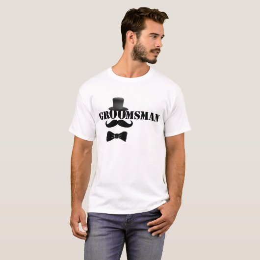 Groomsman T-Shirt (Voorkant volledig)