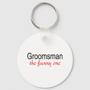 Groomsman The Funny One Sleutelhanger