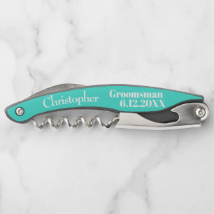 Groomsman Turquoise Wedding Kurkentrekkers