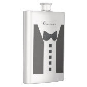 Groomsman Tuxedo 🎩 Elegant Bling Flacon (Rechts)