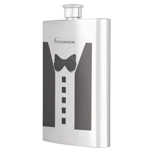 Groomsman Tuxedo 🎩 Elegant Bling Flacon (Links)