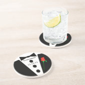 Groomsman Tuxedo Onderzetters (Zijkant)