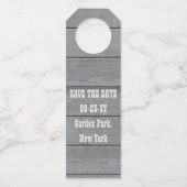 Groomsman-voorstel Chug om nephoutbier te accepter Flessenhanger (Achterkant)