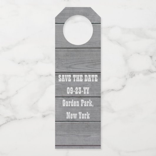 Groomsman-voorstel Chug om nephoutbier te accepter Flessenhanger (Achterkant)