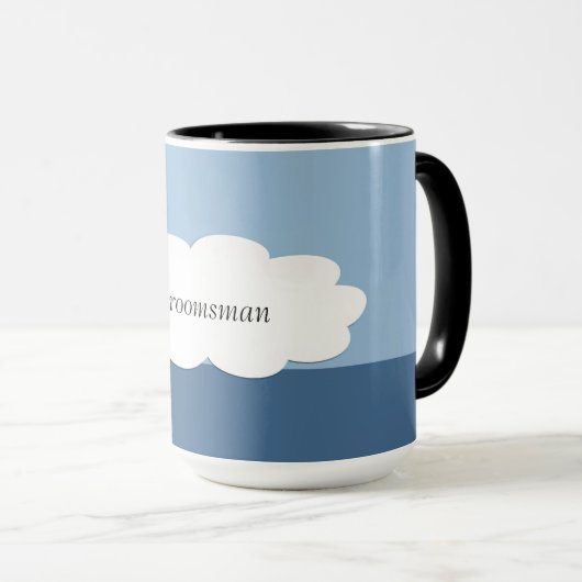 Groomsman | Weddenschap Mok (Voorkant rechts)
