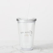 GROOMSMAN WEDDING ACRYLIC TUMBLER ACRYL DRINKBEKER (Achterkant)