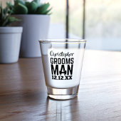 Groomsman Wedding Favor Shot Glass Shot Glas